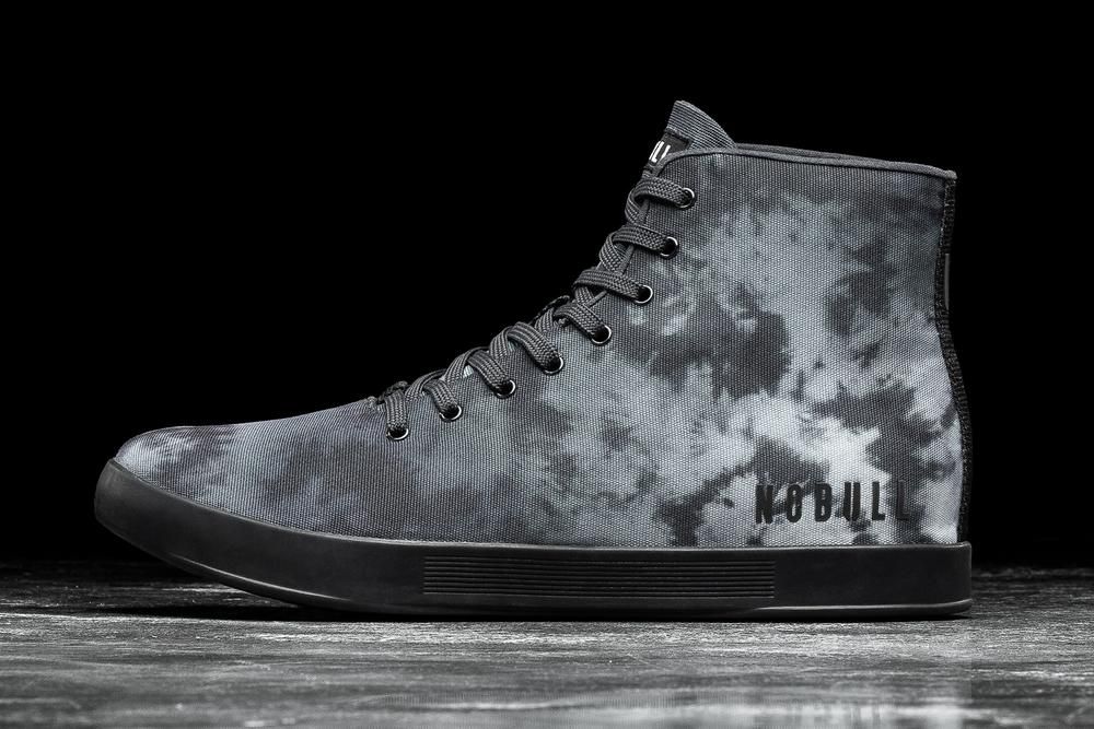 Trainers NOBULL Femme Foncé Tie-Dye - Chaussures NOBULL High-Top Canvas,France (9603-JSCQH)